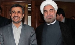 غیبت احمدی‌نژاد در مراسم تحلیف روحانی