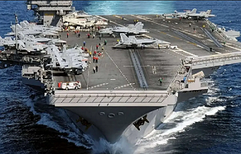 توئیت جدید ترامپ با محتوای نظامی/ ناوهواپیمابر دوم در راه خاورمیانه