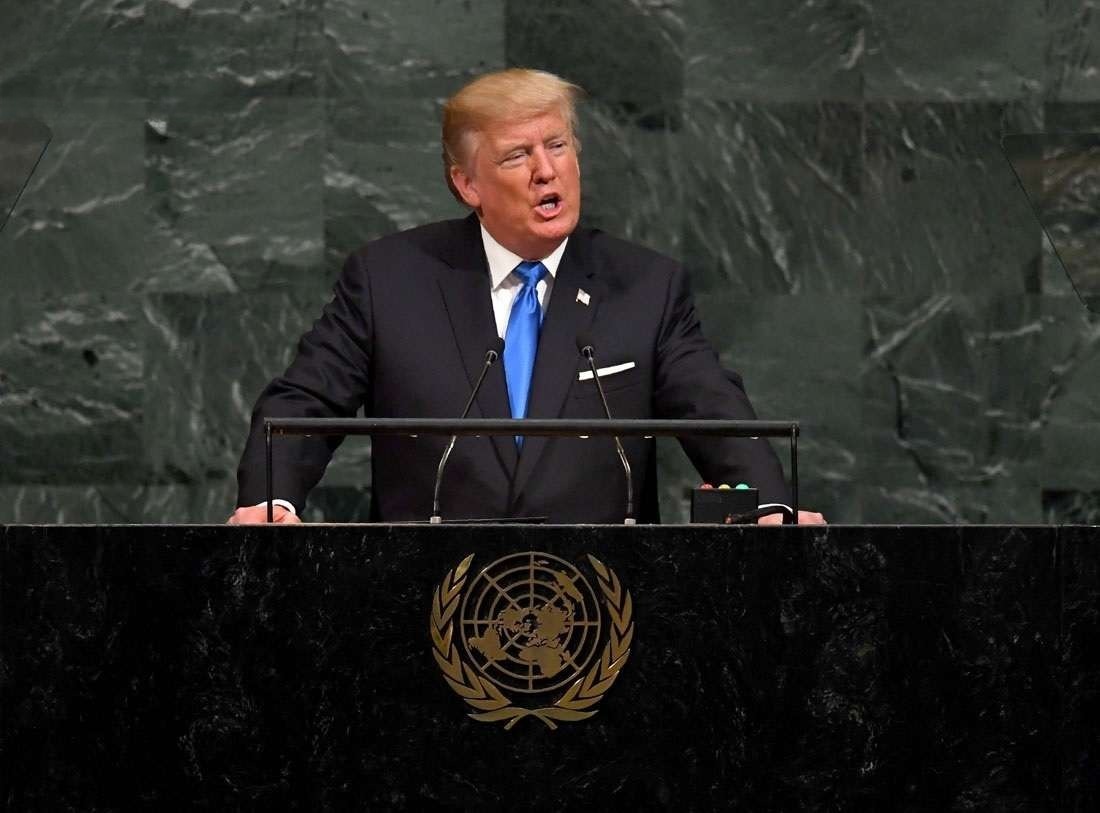 ترامپ در مجمع عمومی سازمان ملل: هرگز نباید اجازه داده شود ایران به سلاح هسته‌ای دست یابد / من پیشنهاد همکاری به تهران دادم اما آن ها با تهدید پاسخ دادند / هیچ کشور دیگری در جهان جز آمریکا قادر نبود تأسیسات هسته‌ای ایران را نابود کند
